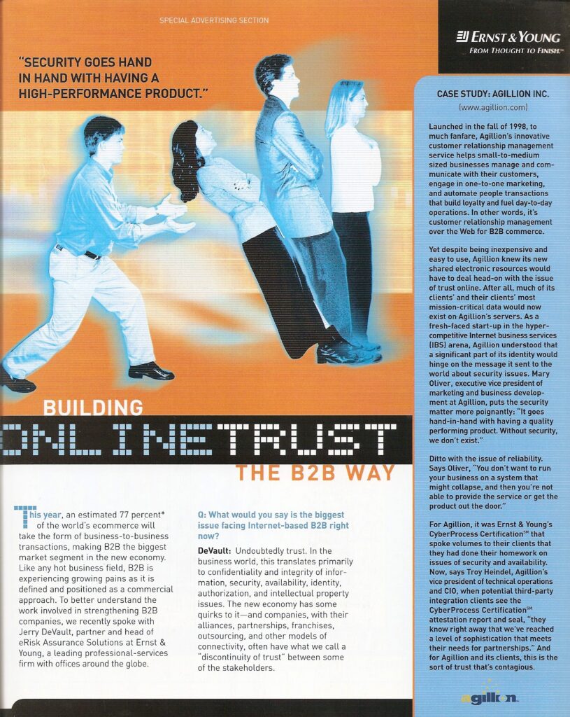 Ernst + Young | Building Online Trust B2B | Page 1