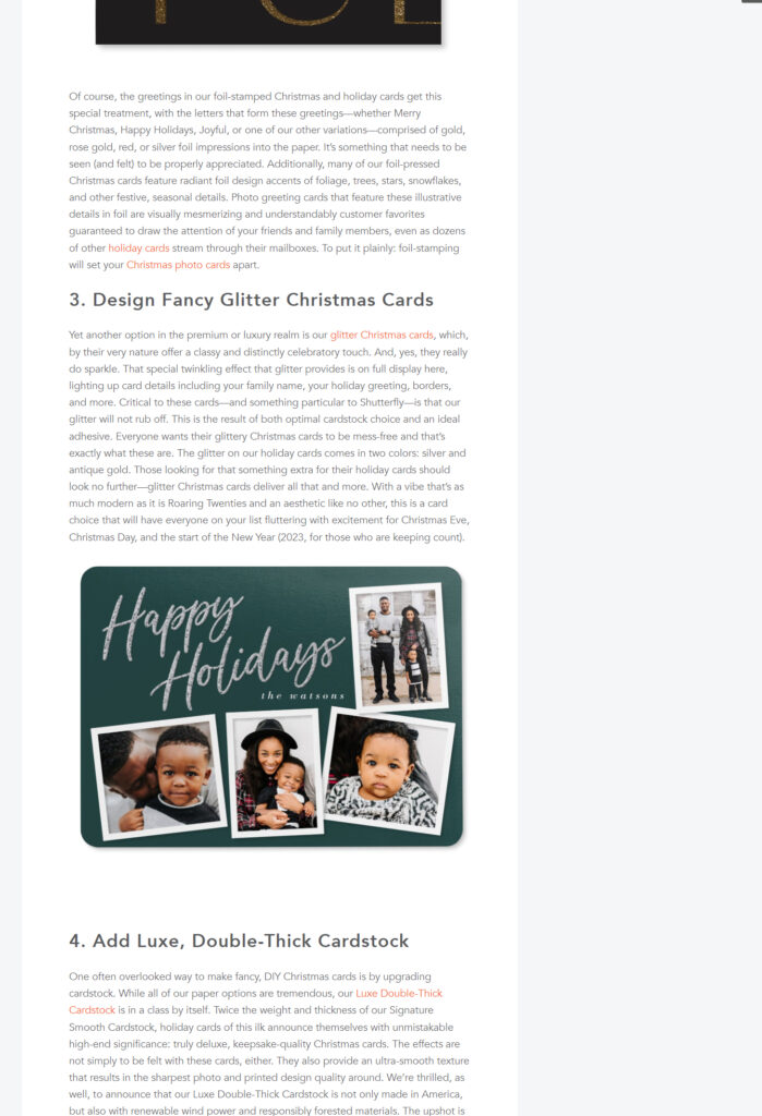 Shutterfly | Top 5 Ways to Make Luxury Christmas Cards | Page 3